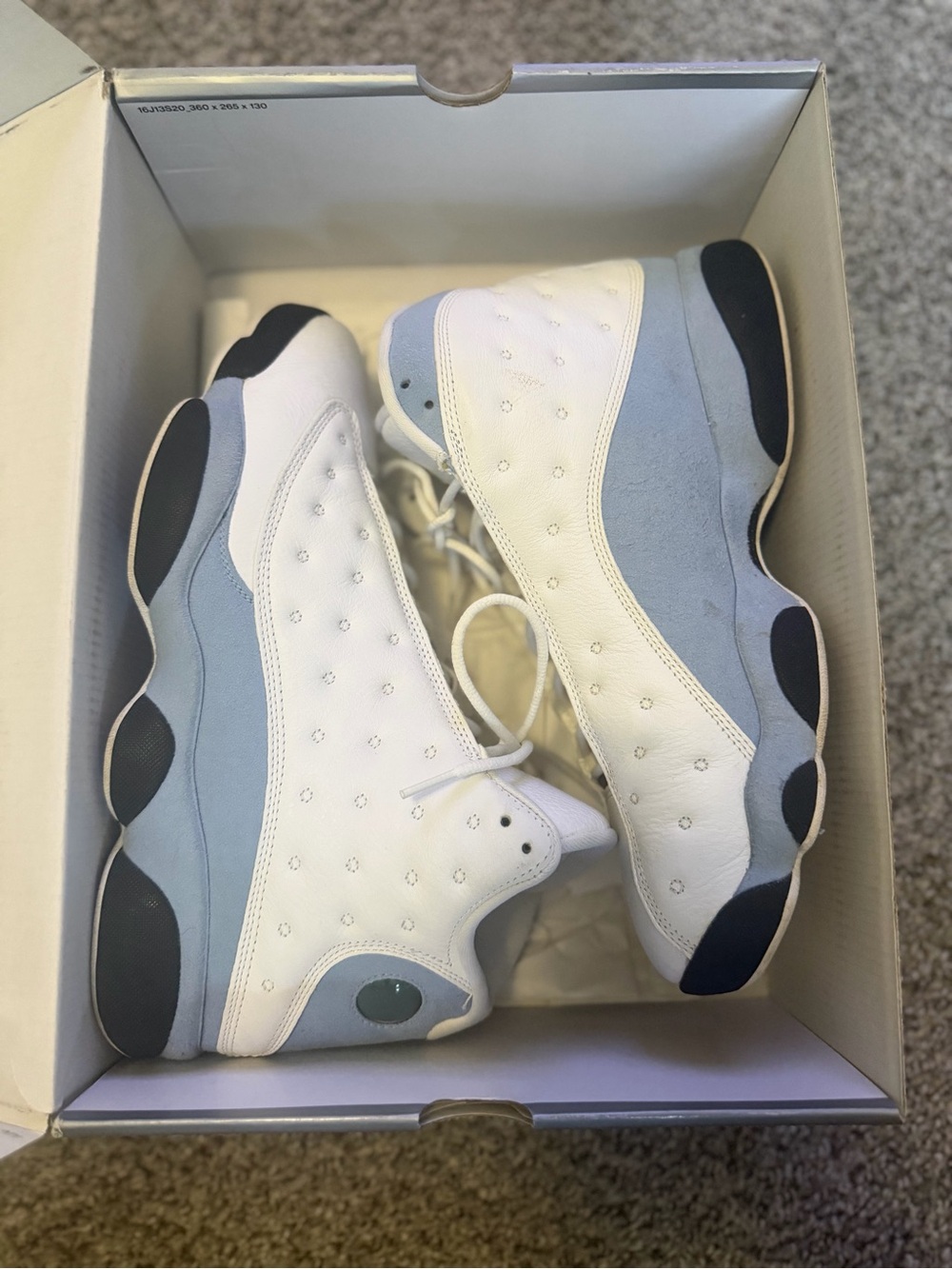 Jordan Men's Low-Top Athletic Sneakers in Blue Grey